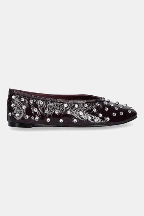 Steve Madden baleriny skórzane Leni-S kolor bordowy 11004872 - zdjęcie produktu nr 2