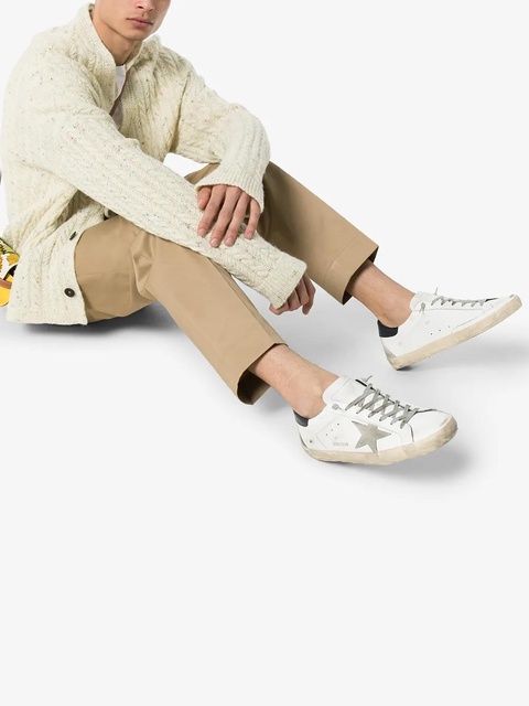 Golden Goose Super-Star distressed-effect sneakers - Neutrals - zdjęcie produktu nr 1