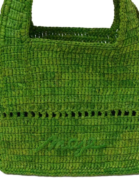 Maje raffia mini bag - Green - zdjęcie produktu nr 2