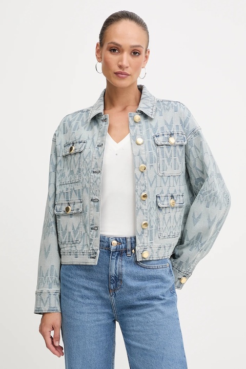 Marciano Guess kurtka jeansowa SARAH kolor niebieski przejściowa 5YGN11 7354A - zdjęcie produktu nr 1
