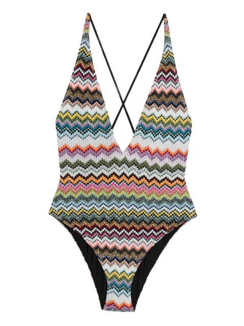 Missoni V-neck swimsuit - Pink - zdjęcie produktu nr 2