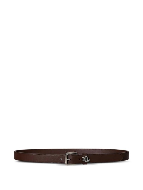 Lauren Ralph Lauren Logo Keeper leather belt - Brown - zdjęcie produktu nr 1