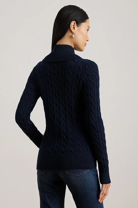 Lauren Ralph Lauren kardigan bawełniany damski kolor granatowy 200P03473 - zdjęcie produktu nr 2