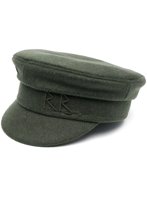 Ruslan Baginskiy logo-embroidered baker boy cap - Green - zdjęcie produktu nr 1