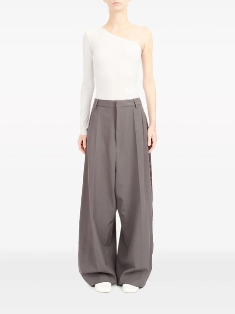 MM6 Maison Margiela wide-leg tailored trousers - Grey - zdjęcie produktu nr 1