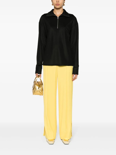 Jil Sander half-zipped sweatshirt - Black - zdjęcie produktu nr 1