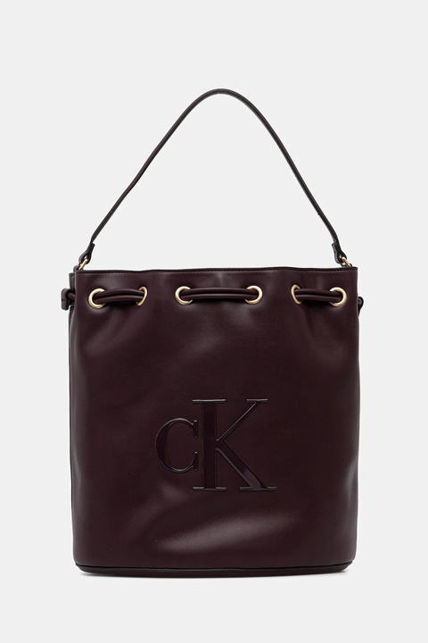 Calvin Klein torebka kolor bordowy LV04F3232G - zdjęcie produktu nr 1