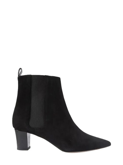 Manolo Blahnik 50mm suede ankle boots - Black - zdjęcie produktu nr 1