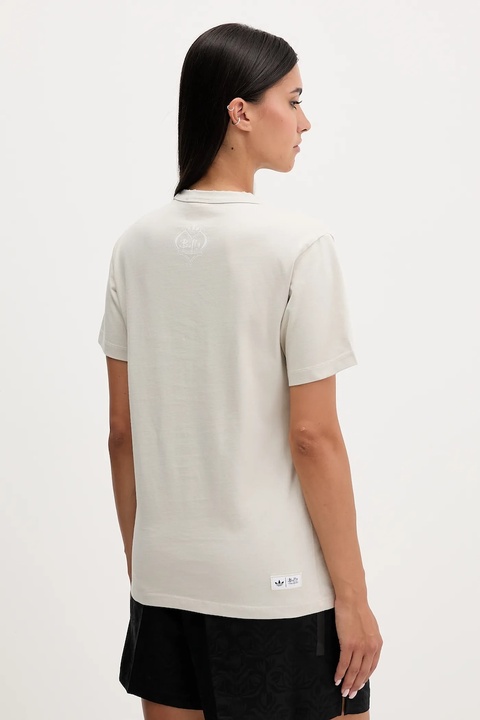 adidas Originals t-shirt bawełniany 20th Century Fox Disney damski kolor beżowy JX1282 - zdjęcie produktu nr 2