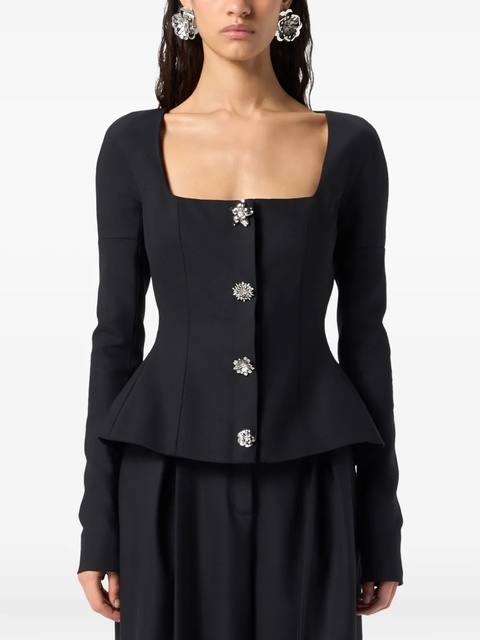 Blumarine peplum jacket - Black - zdjęcie produktu nr 2