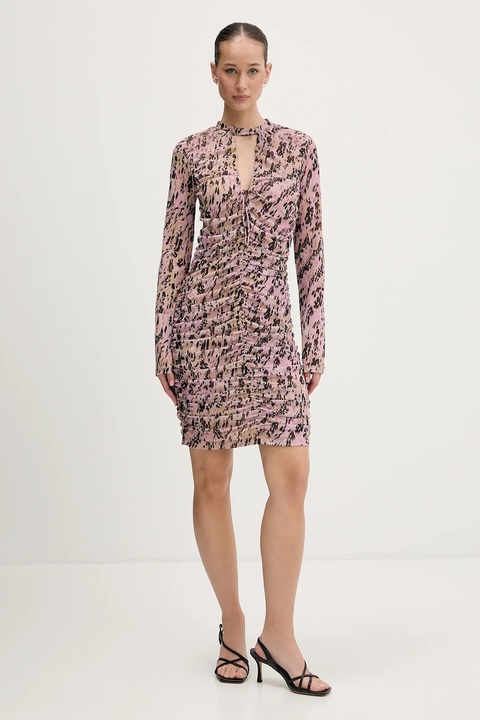 Karl Lagerfeld Jeans sukienka kolor różowy mini dopasowana B1W13046 - zdjęcie produktu nr 1