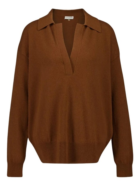 Altuzarra Zaq V-neck cashmere sweater - Brown - zdjęcie produktu nr 1