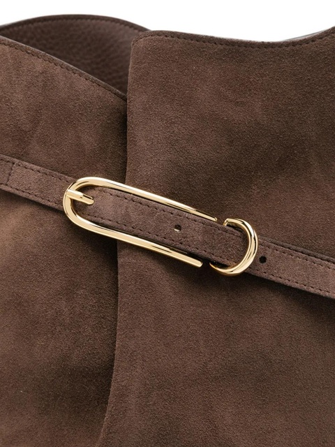 Liffner suede bucket bag - Brown - zdjęcie produktu nr 1