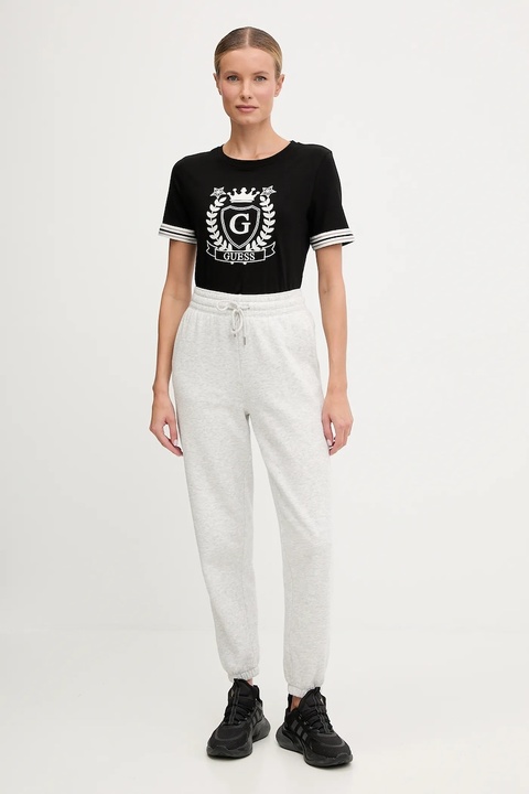 Guess t-shirt MURIEL damski kolor czarny V5BI08 J1314 - zdjęcie produktu nr 1