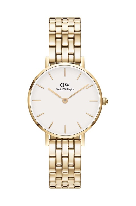 Daniel Wellington zegarek Petite 28 5-Link damski kolor złoty - zdjęcie produktu nr 1