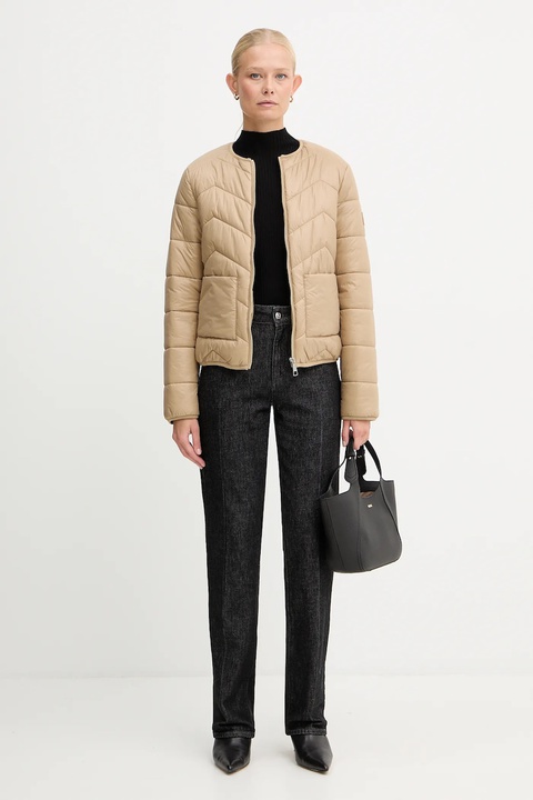 Twinset sweter wełniany damski kolor czarny lekki z półgolfem 252TT3111 - zdjęcie produktu nr 2