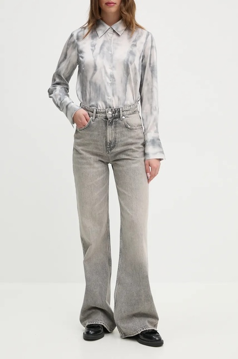 Sisley jeansy damskie high waist 4YRZLE03W - zdjęcie produktu nr 1