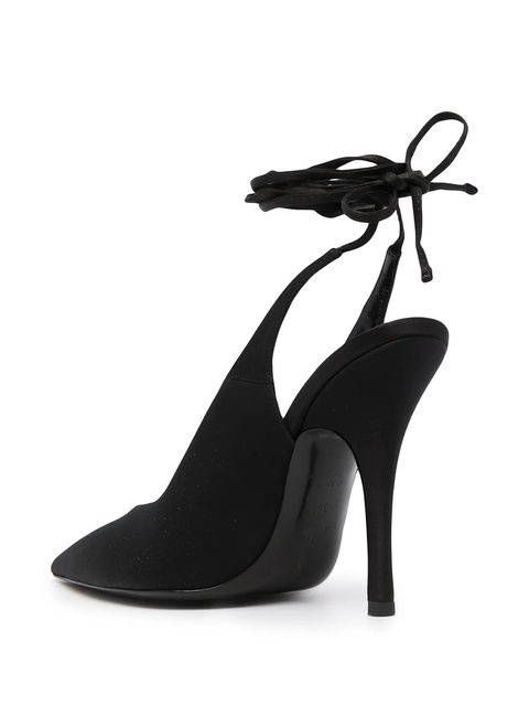 The Attico Venus 105mm slingback mules - Black - zdjęcie produktu nr 2