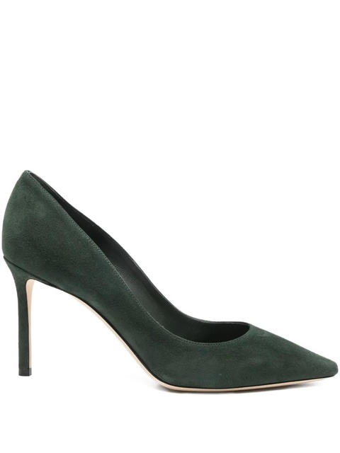 Jimmy Choo 85mm Romy suede pump - Green - zdjęcie produktu nr 1