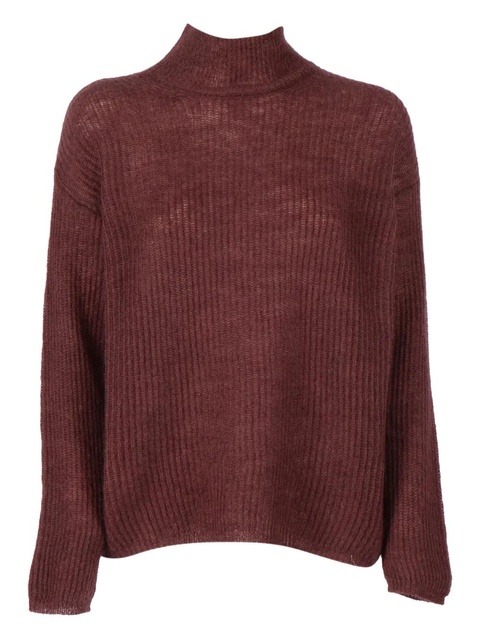 Max Mara ribbed roll-neck top - Brown - zdjęcie produktu nr 1