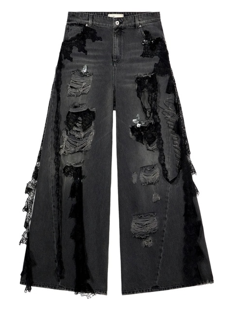 Blumarine distressed-effect jeans - Grey - zdjęcie produktu nr 1