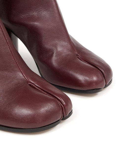 Maison Margiela Tabi 80mm leather ankle boots - Red - zdjęcie produktu nr 2