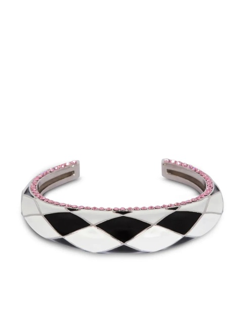 Balmain Diamond crystal-embellished bangle - White - zdjęcie produktu nr 1