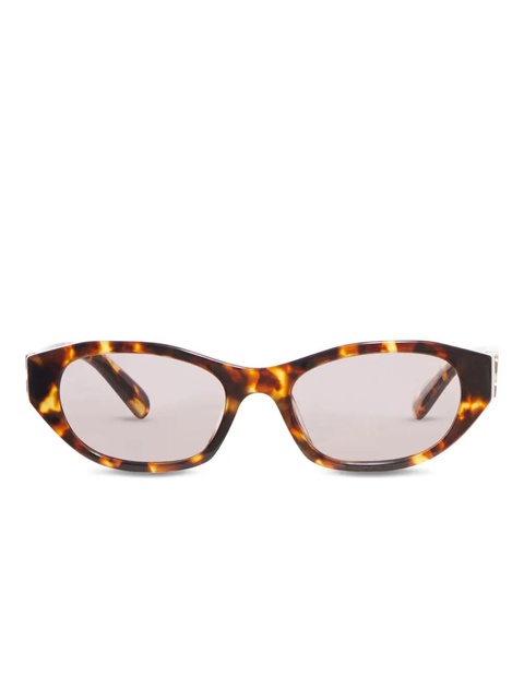 Miu Miu logo-plaque sunglasses - Brown - zdjęcie produktu nr 1