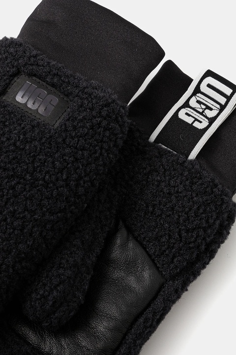 UGG rękawiczki damskie kolor czarny 101099 - zdjęcie produktu nr 2
