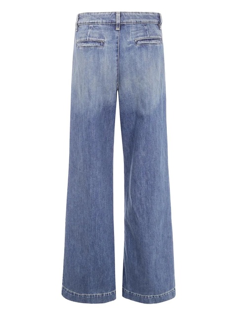 Lauren Ralph Lauren pleated wide-leg jeans - Blue - zdjęcie produktu nr 2