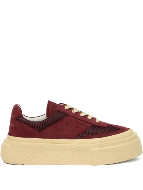 MM6 Maison Margiela suede sneakers - Red - zdjęcie produktu nr 1
