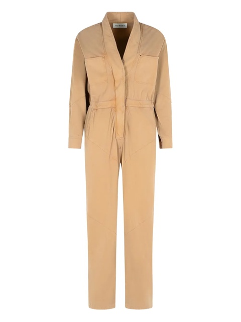 ISABEL MARANT Remady cotton jumpsuit - Brown - zdjęcie produktu nr 1