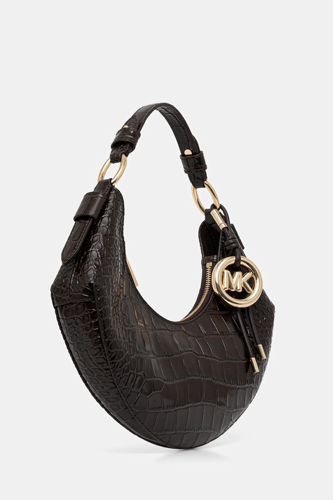 MICHAEL Michael Kors torebka skórzana kolor brązowy 30F5GQ4L6E - zdjęcie produktu nr 2