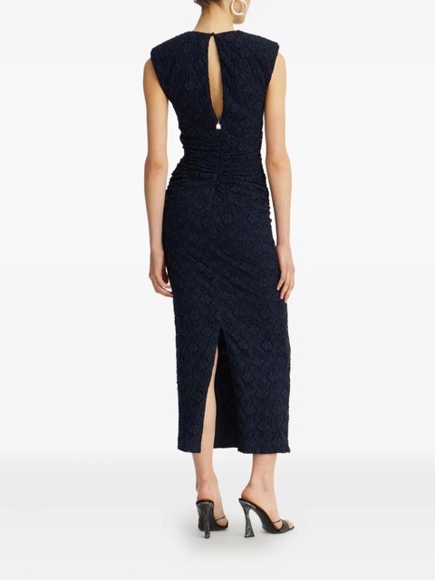 ROTATE BIRGER CHRISTENSEN floral-lace midi dress - Blue - zdjęcie produktu nr 2