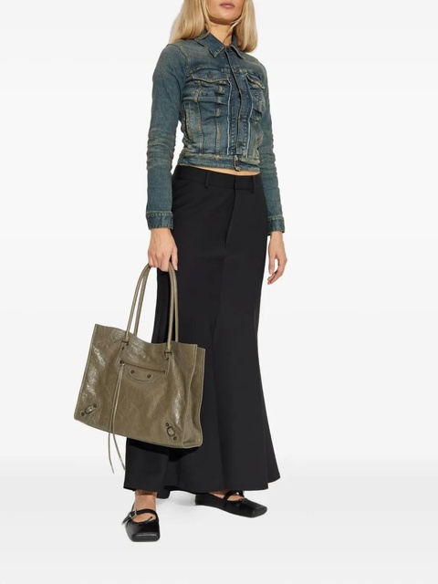Balenciaga button-fastening denim jacket - Blue - zdjęcie produktu nr 1