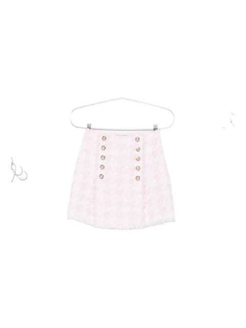 Balmain tweed mini skirt - Pink - zdjęcie produktu nr 2