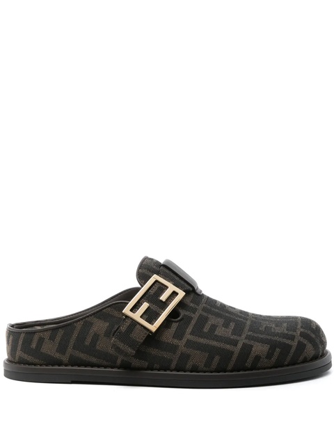 FENDI Feel FF-motif mules - Brown - zdjęcie produktu nr 1