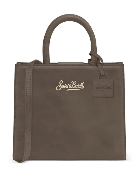 MC2 Saint Barth mini Shop top handle tote bag - Brown - zdjęcie produktu nr 1