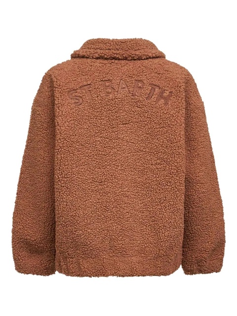 MC2 Saint Barth snap-button embroidered coat - Brown - zdjęcie produktu nr 2