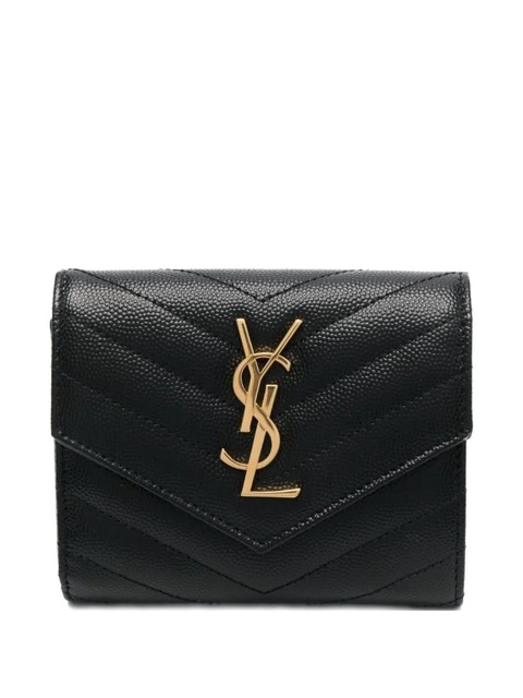 Saint Laurent matelassé leather wallet - Black - zdjęcie produktu nr 2