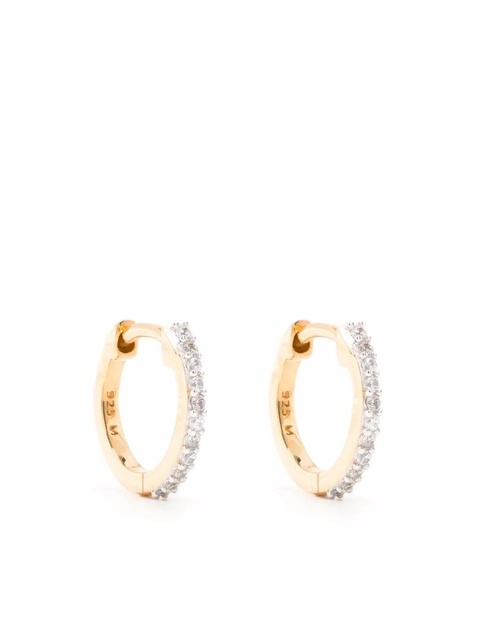 Missoma pavé huggie hoop earrings - Gold - zdjęcie produktu nr 1