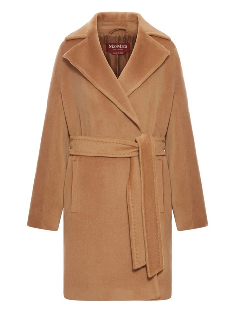 Max Mara belted wool coat - Brown - zdjęcie produktu nr 2