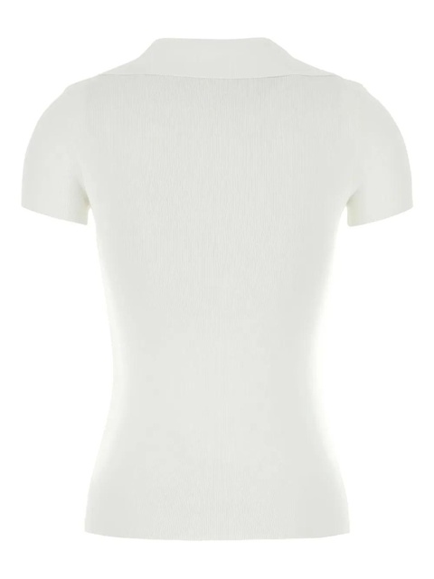 Balenciaga ribbed T-shirt - White - zdjęcie produktu nr 2