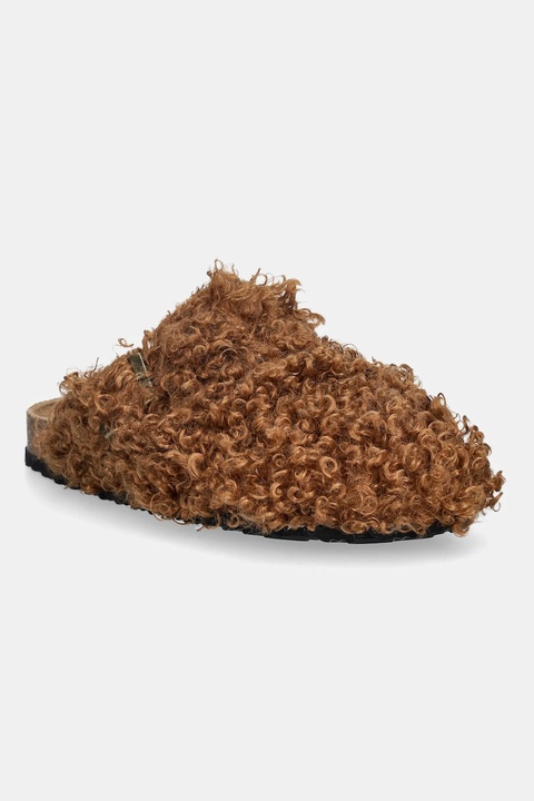 Answear.LAB kapcie kolor brązowy - zdjęcie produktu nr 1