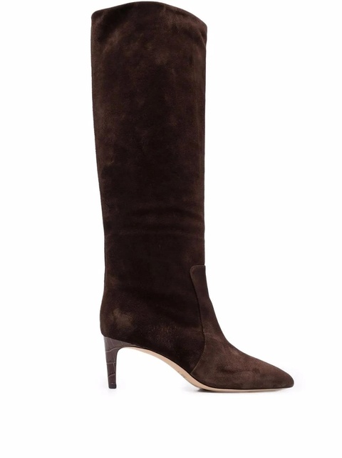 Paris Texas pointed-toe knee-high boots - Brown - zdjęcie produktu nr 1