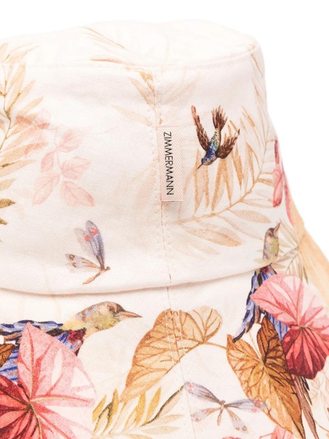 ZIMMERMANN printed bucket hat - Neutrals - zdjęcie produktu nr 2