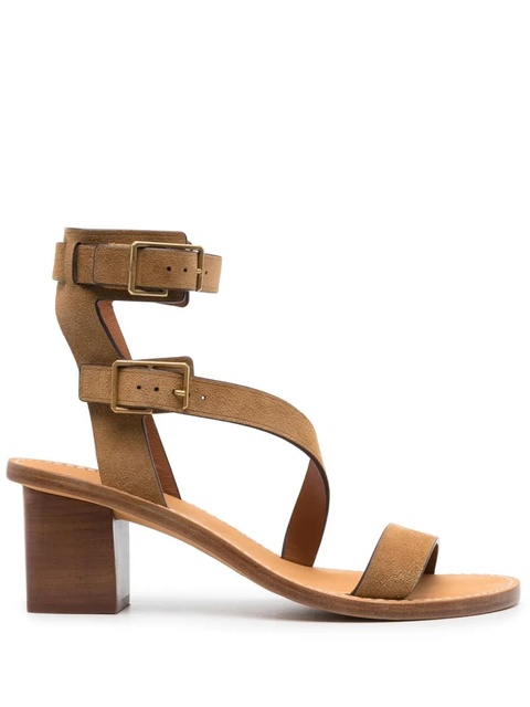Zadig&Voltaire Cecilia Caprese 70mm leather sandals - Brown - zdjęcie produktu nr 1