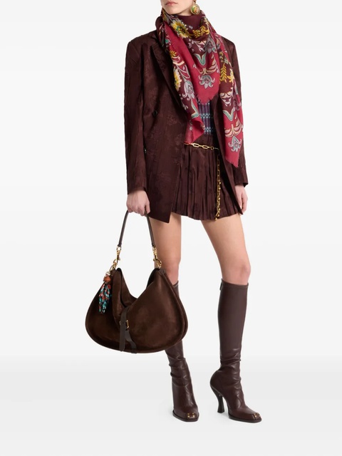 ETRO floral-print double-breasted jacket - Red - zdjęcie produktu nr 2