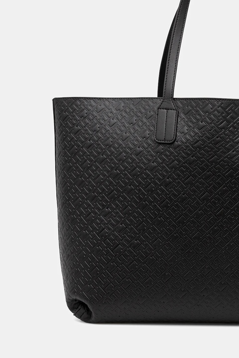 Tommy Hilfiger torebka dwustronna kolor czarny AW0AW17687 - zdjęcie produktu nr 2