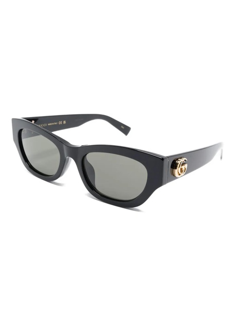 Gucci Eyewear Double G-plaque sunglasses - Black - zdjęcie produktu nr 2